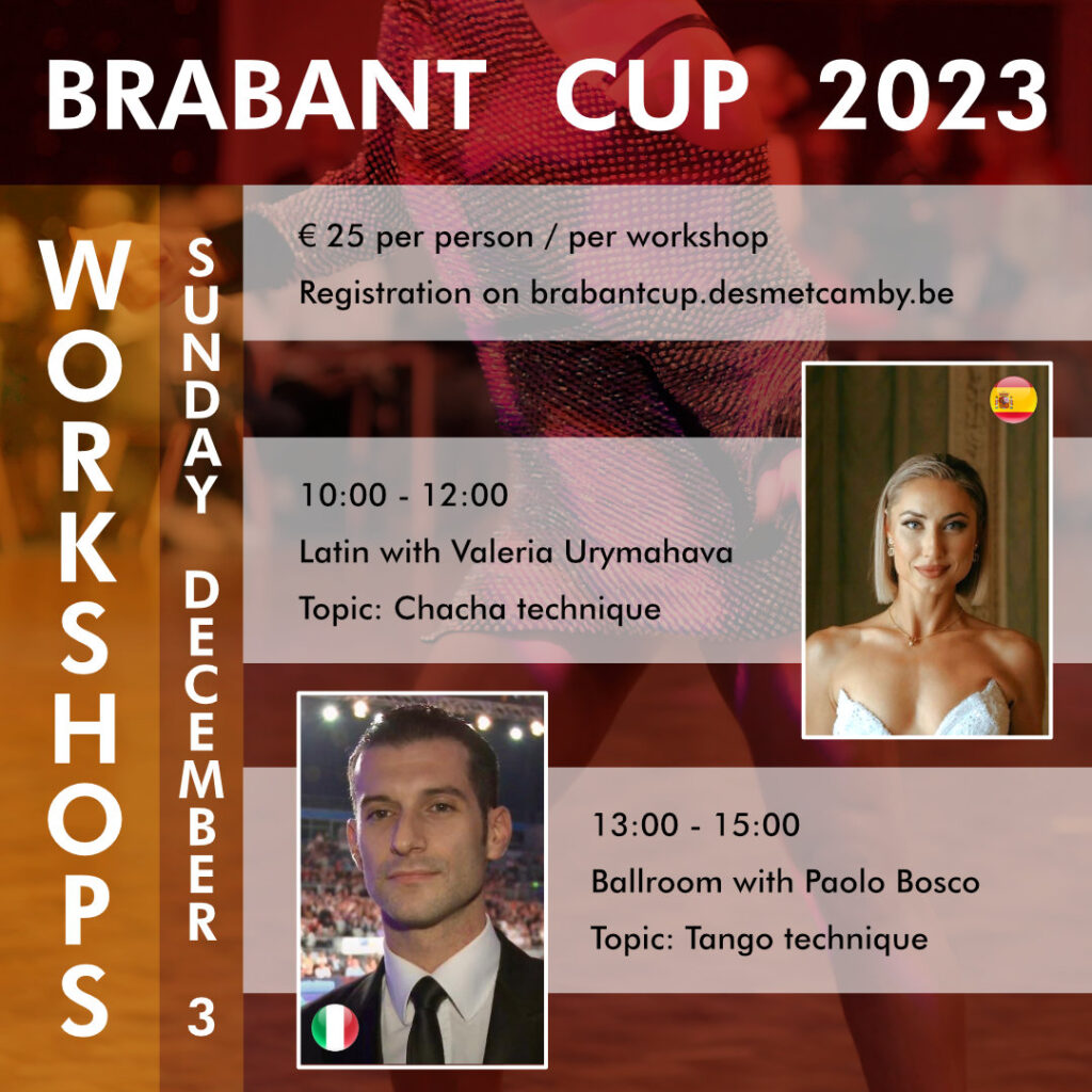 Brabant Cup 2023 | Workshops